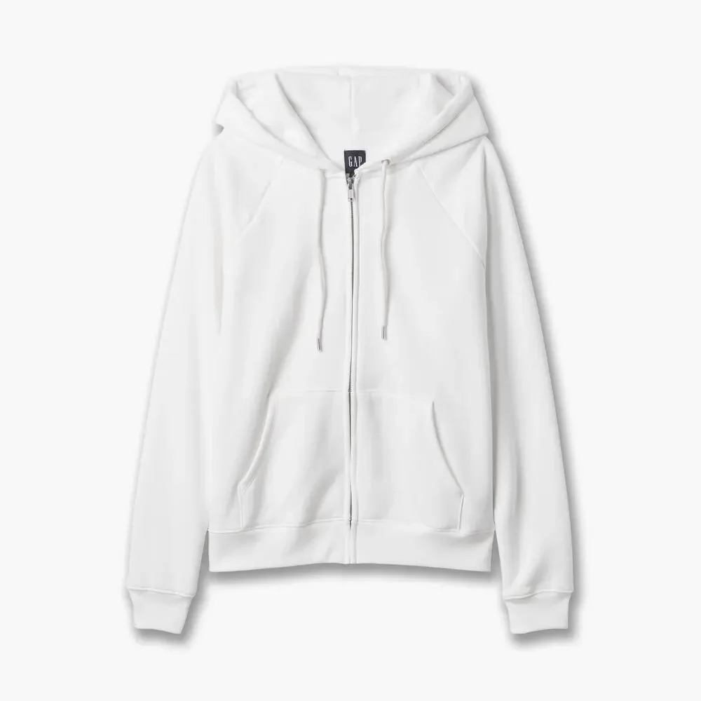 NWT GAP VintageSoft Zip Hoodie (New Off White | Size S) - Picture 4 of 5